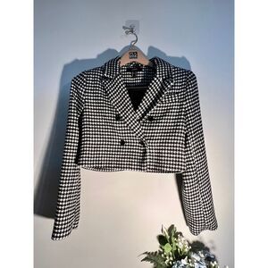 Forever 21 Blazer Houndstooth | M